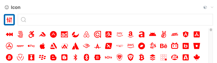 RockIcons - Setting Colours