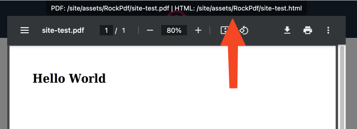 RockPdf - HTML Debugging